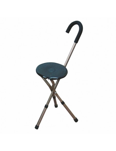 BASTONE A SGABELLO PIEGHEVOLE REGOLABILE IN ALTEZZA  AQ-51 