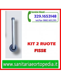 Kit 2 ruote fisse