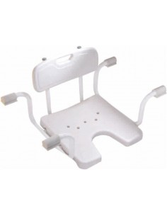 Sedile per vasca regolabile con schienale 2