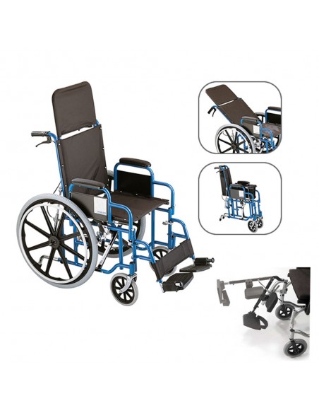 Carrozzina  schienale reclinabile Classic Evolution