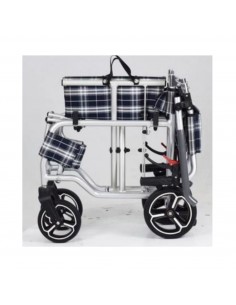 VALLETTA SEDIA DA TRASPORTO IN ALLUMINIO 2