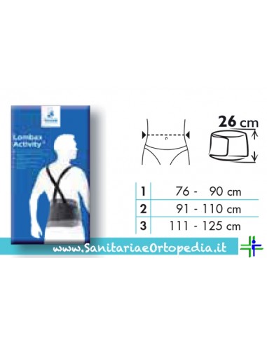 LOMBAX, ACTIVITY,Cintura, lombare, per attività, intermittente,
