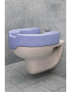 EASYCOMFORT Rialzo per WC Larghezza 31-36cm con Coperchio e Sedile Alto  10cm per Anziani e Disabili