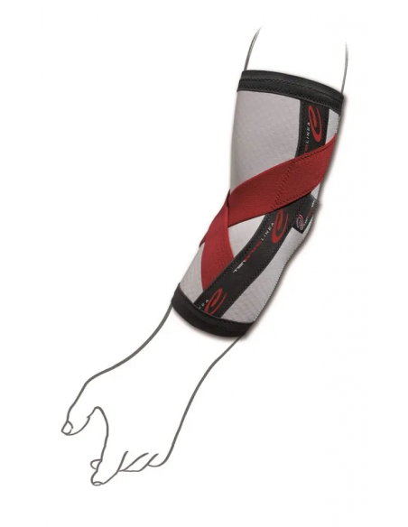 ELBOW GOMITIERA ELASTICA CON FIBRA DI CARBONIO E TAPING INTEGRATO
