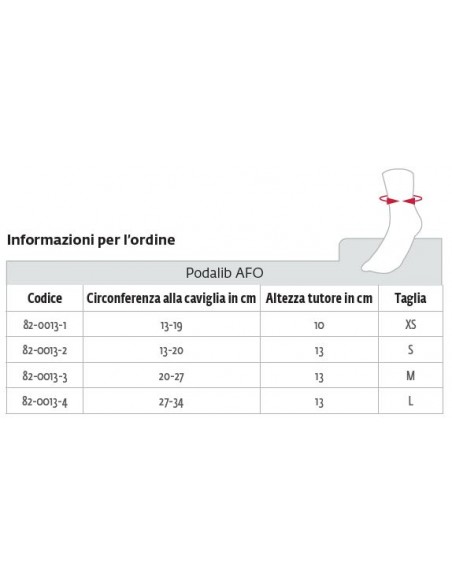 TUTORE PER PIEDE AIRCAST PODALIB AFO DINAMIC | Sanitaria e Ortopedia