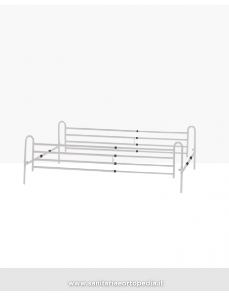 SPONDE DA LETTO UNIVERSALI TELESCOPICHE IN ACCIAIO