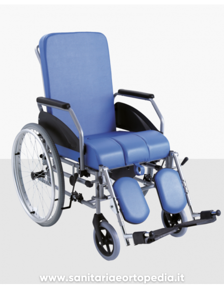 SEDIA COMODA CON WC E SCHIENALE RECLINABILE | AUTOSPINTA