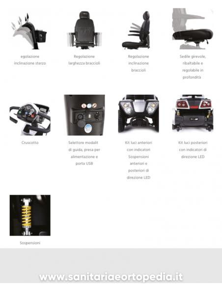 SCOOTER PER ANZIANI E DISABILI ARDEA MORETTI CN220