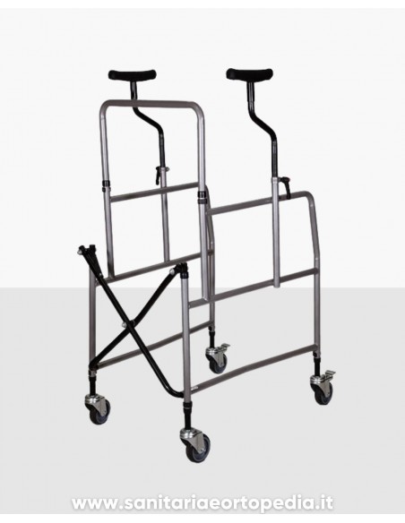 DEAMBULATORE GIRELLO ASCELLARE PIEGHEVOLE REGOLABILE IN ALTEZZA