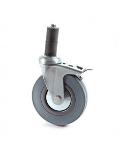 Kit 4 ruote piroettanti con freno