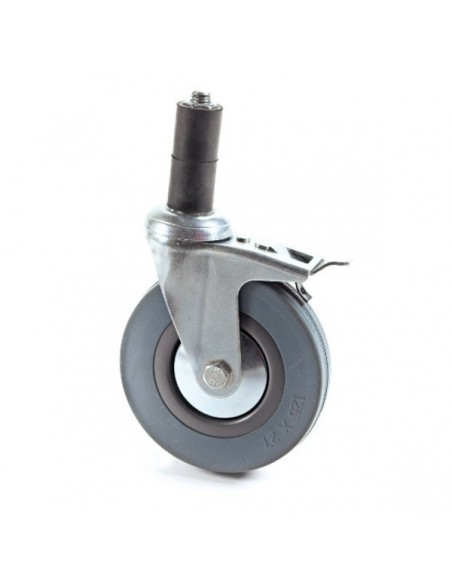 Kit 4 ruote piroettanti con freno