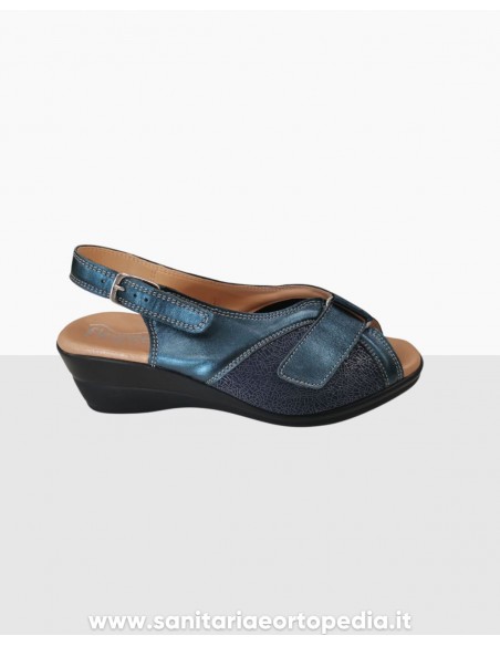 sandalo donna doppia chiusura flexistep
