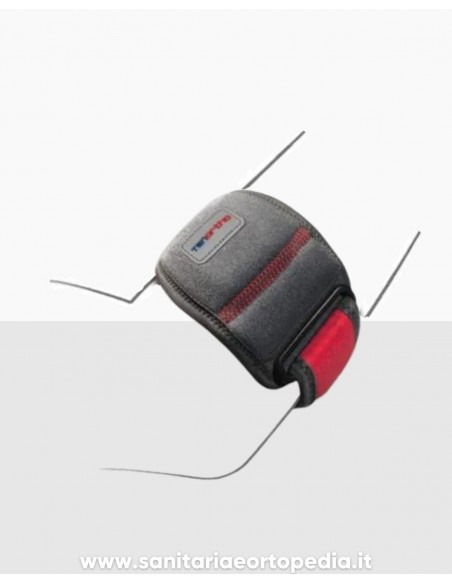 EPIC | TUTORE PER EPICONDILITE in FIBRA DI CARBONIO VELCRABILE con PRESSORE