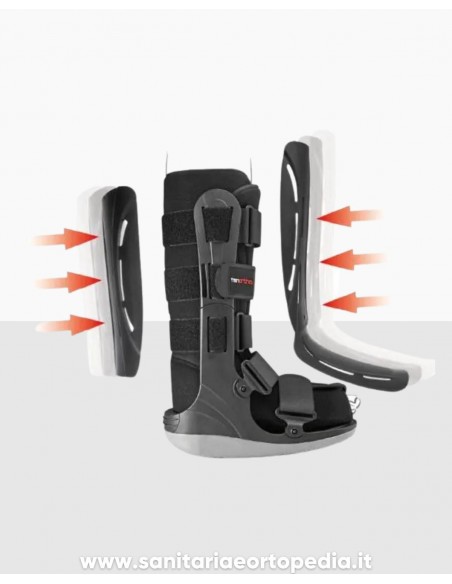VALVA | OPZIONALE PER ORTESI RIGIDA A STIVALETTO CON IMBOTTITURA PNEUMATICA PER TIBIO - TARSICA