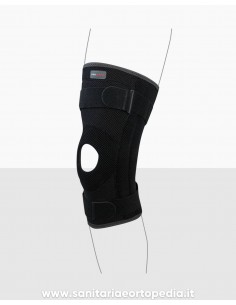 NEWMESH | Ginocchiera tubolare in tessuto spacer con stecche a spirale e stabilizzatore rotuleo