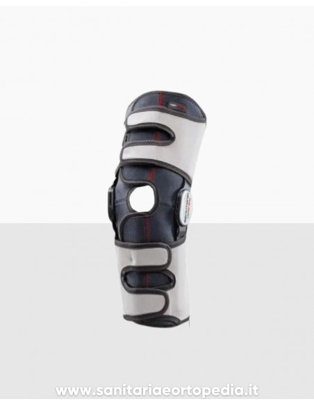 GENUTONIC | Ginocchiera elastica aperta con aste articolate e regolazione della flesso-estensione (lunga)