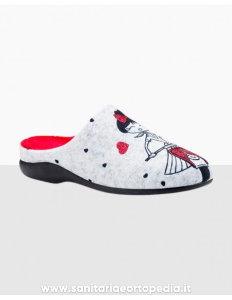 CIABATTA DA DONNA W9079 di LOREN