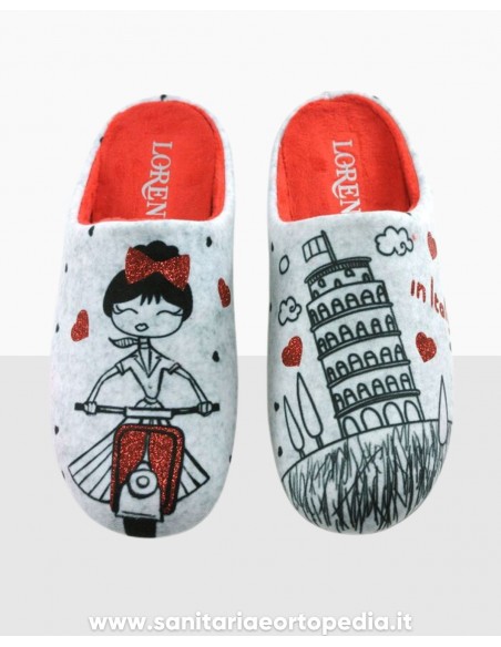 CIABATTA DA DONNA W9079 di LOREN