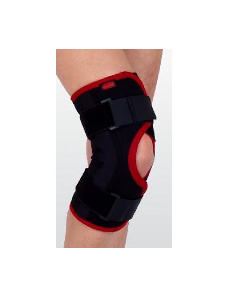 A104A GINOCCHIERA CON STECCHE FLESSIBILI E CINGHIE CON APERTURA COMPLETA FRONTALE