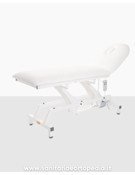 LETTINO PER VISITA MEDICA ELETTRICO 90cm con SCHIENALE A GAS