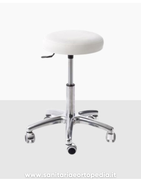 SGABELLO GIREVOLE con BASE ALLUMINIO MI474 | Sanitaria e Ortopedia