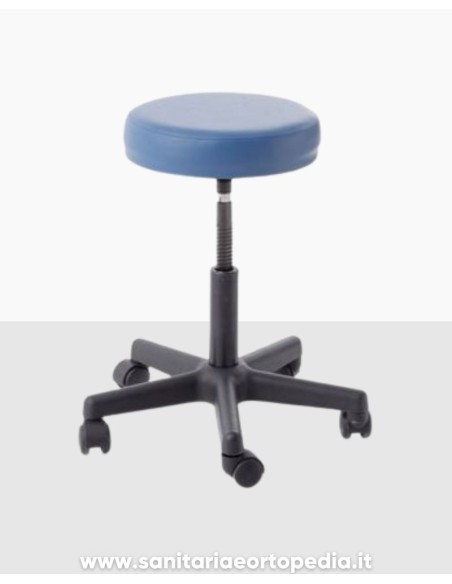 SGABELLO GIREVOLE con PISTONE A VITE MI476 | Sanitaria e Ortopedia