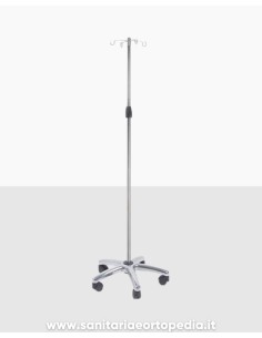 PIANTANA PER IPODERMOCLISI con BASE IN ALLUMINIO MI425 | Sanitaria e Ortopedia