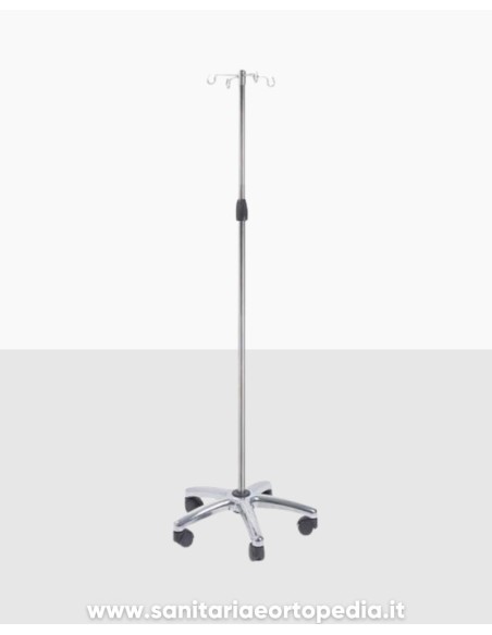 PIANTANA PER IPODERMOCLISI con BASE IN ALLUMINIO MI425 | Sanitaria e Ortopedia