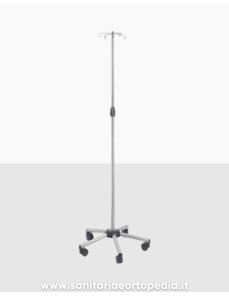 PIANTANA PER IPODERMOCLISI con BASE IN ACCIAIO INOX MI426 | Sanitaria e Ortopedia