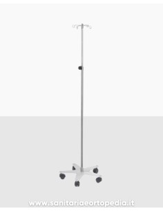 PIANTANA PER IPODERMOCLISI con REGOLAZIONE in ACCIAIO MI427 | Sanitaria e Ortopedia