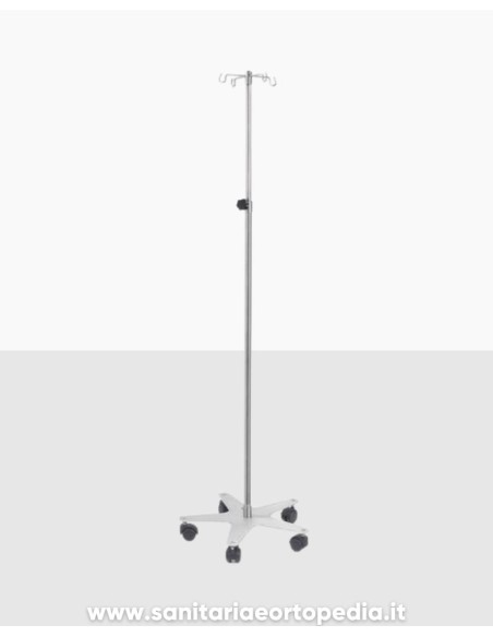 PIANTANA PER IPODERMOCLISI con REGOLAZIONE in ACCIAIO MI427 | Sanitaria e Ortopedia