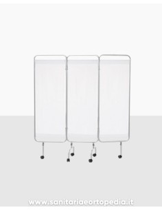 PARAVENTO 3 ANTE ALLUMINIO ANODIZZATO MO411 | Sanitaria e Ortopedia