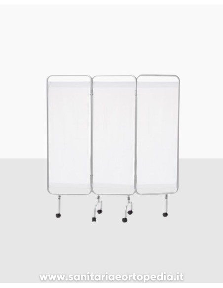 PARAVENTO 3 ANTE ALLUMINIO ANODIZZATO MO411 | Sanitaria e Ortopedia