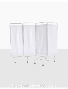 PARAVENTO 4 ANTE ACCIAIO MO414 | Sanitaria e Ortopedia