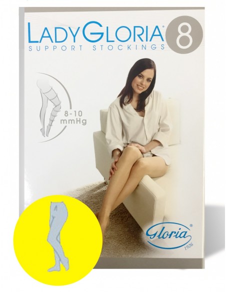 Lady Gloria 8 Collant maglia liscia