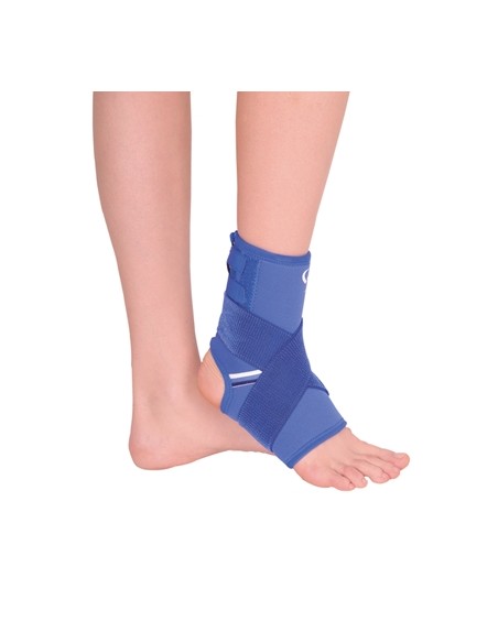 T824 CAVIGLIERA IN NEOPRENE CON BENDAGGIO A OTTO