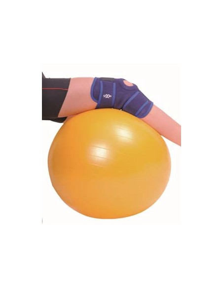 GINOCCHIERA IN NEOPRENE CON FORO ROTULEO E INSERTO IN SILICONE