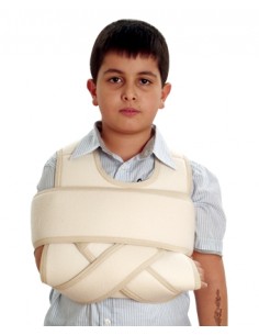 T304P IMMOBILIZZATORE BRACCIO-SPALLA IN SPUGNA, CON SPALLINE