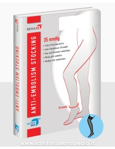 TUTTA COSCIA ANTITROMBOSI AUTOREGGENTE POST-OPERATORIO 35 mmHg