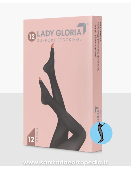 LADY GLORIA 12 CALZE AUTOREGGENTI | GLORIAMED | CALZE PREVENTIVE