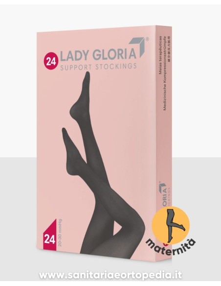LADY GLORIA 24 COLLANT MATERNITA' | GLORIAMED | CALZE ELASTICHE PREVENTIVE
