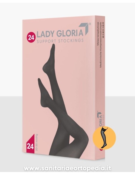 LADY GLORIA 24 AUTOREGGENTE | GLORIAMED | CALZE ELASTICHE PREVENTIVE