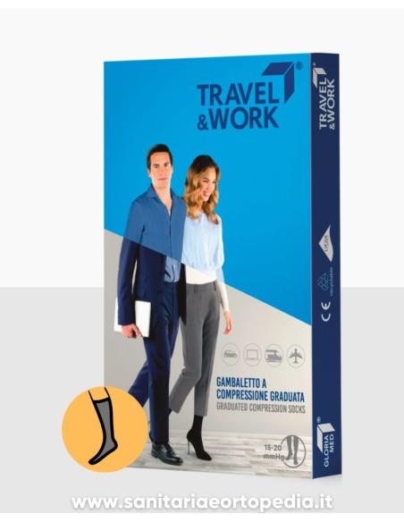 GAMBALETTO PREVENTIVO UNISEX 15-20 mmHg | TRAVEL & WORK