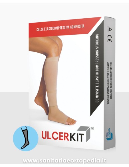 GAMBALETTO ULCERKIT KL. 2/1 30-20 mmHg | GLORIAMED | Sanitaria e Ortopedia