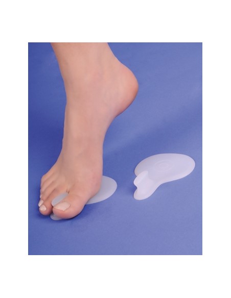 T552 SOLETTA IN SILICONE PER AVAMPIEDE CON DIVARICATORE