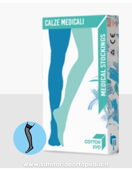 Gloriamed Cotton 162 Mezza Coscia autoreggente KL.1