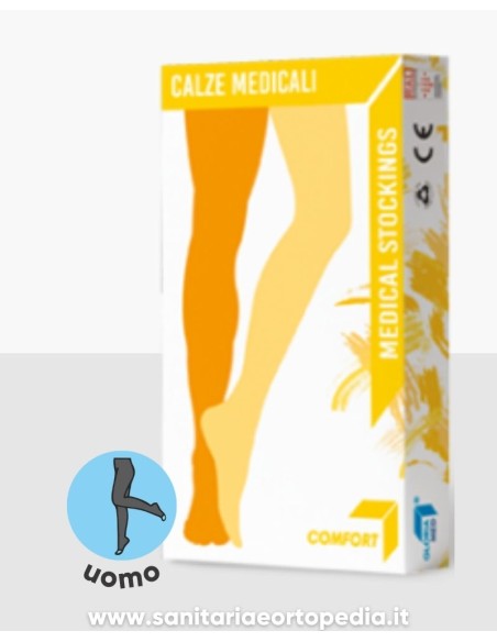 Gloriamed Comfort 242 Collant da uomo a punta aperta KL.2