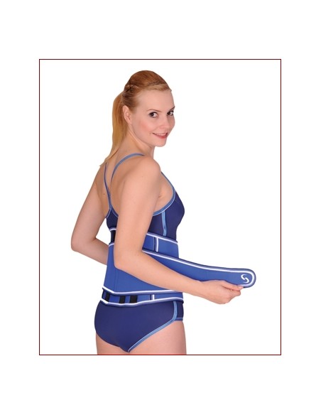 T821 CORSETTO LOMBO-SACRALE IN NEOPRENE 3 mm, DOPPIA CHIUSURA IN VELCRO