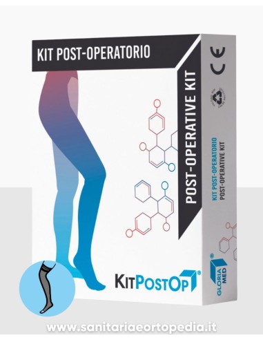 GLORIAMED | KIT POSTOP KL 2 | 261 AUTOREGGENTE STRONG CON CALZE