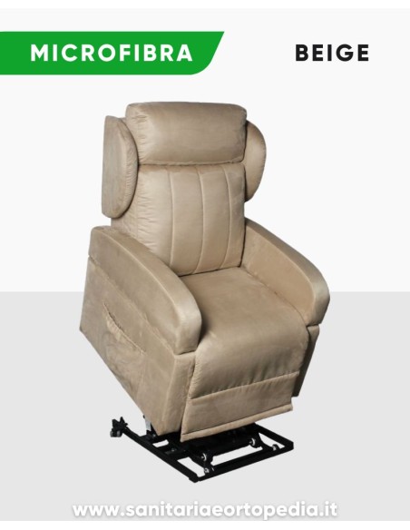 Poltrona alzapersona GINEVRA a 2 Motori – Braccioli removibili, elevabile, in promozione luglio